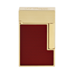 S.T. Dupont Ligne 2 Electric Ruby Lacquer Guilloche Lighter detail 1