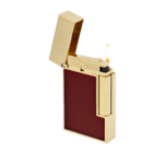 S.T. Dupont Ligne 2 Electric Ruby Lacquer Guilloche Lighter detail 4